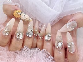 痛ネイル ワンホンネイル