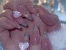 ガラスフレンチorフレンチネイル☆ベース可選　￥7580
