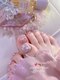 ピンクハルナネイル(pink haruna nail)の写真/ピンクネイルやフットネイル特化サロンなので可愛い好きの方に向けた定額サンプルが沢山♪