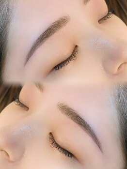 イルアング(il Anng)の写真/名駅《理想の眉毛へ☆アイブロウ眉waxデザイン/機械導入目元トリートメント付¥6500》
