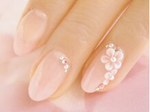 ネイルサロン ベビーピンク(Nail salon BABY PINK)の雰囲気（3Dartで女性らしく★ブライダルネイルもオススメです！ ）