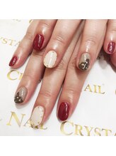 クリスタルネイル ゆめタウン博多店(CRYSTAL NAIL)/バレンタインネイル