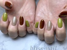 ブリスネイル(bliss-nail)/秋色ネイル