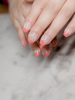 フーフロー(Fooflow)/ラメ×フレンチ