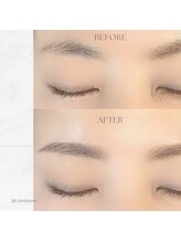 ルーディーアイズ(Loody eyes)/眉ワックス&メイク仕上げ