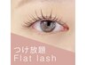 【オフ無料◎】フラットラッシュつけ放題(本数無制限)/カラー変更OK★ ¥9500