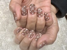オハナ(OHANA)/polka dots nail