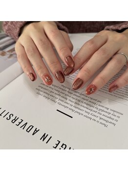 シアン(cyaan)/ハートホロネイル