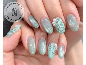 ネイルズガッシュ 武蔵小山店(NAILsGUSH)の写真/ショートでも美フォルムで洗練の指先に！どんなデザインもお任せください♪