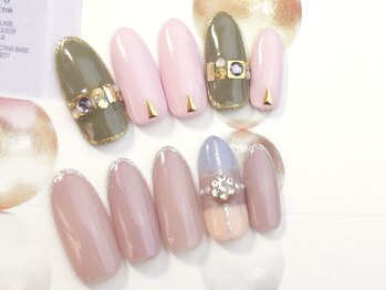 ネイルサロン ティディ(TIDY)/オフィス×グレイッシュ