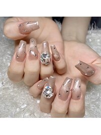 長さ出し☆冬ネイル☆マグネット