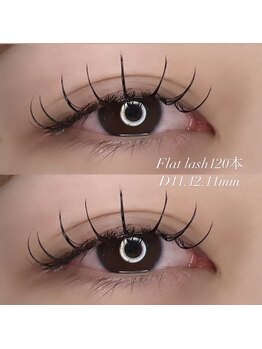 フーフロー(Fooflow)/Flat lash120本