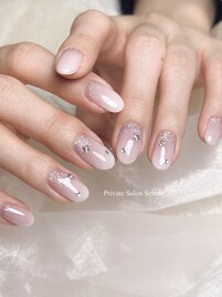 グラデーション/ワンホンネイル