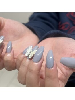 ワンカラー×蝶々