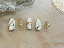 ラスターネイル(Luster nail)/大理石ネイル