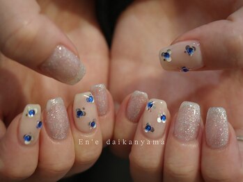 エン ダイカンヤマ(En'e daikanyama)/ニュアンス花ネイル[代官山]