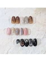 エムズネイル 本店/10月　Cサンプル　￥9600