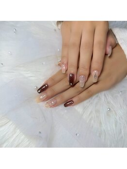 コスモス(cosmos)/秋ネイル