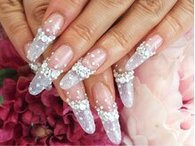 ネイルサロンカラット(nail salon Carat)/ラメフレンチ☆no.4