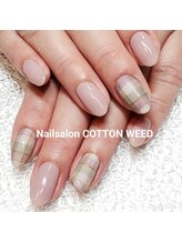 ネイルサロン コットンウィード(Nail Salon COTTON WEED)/チェックネイル