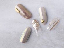 サンミーゴネイル 神戸店(Sunmego Nail)/☆グレーカジュアルネイル☆