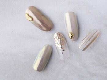 サンミーゴネイル 神戸店(Sunmego Nail)/☆グレーカジュアルネイル☆