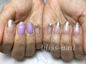 ブリスネイル(bliss-nail)/ミラーフレンチ
