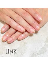 リンク(LINK)/透け感ゴールドグラデ