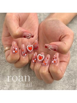 ロアンネイル(roan nail)/ハートいっぱいネイル