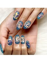 マイオティック ネイル(miotic nail)/オーロラフィルムネイル
