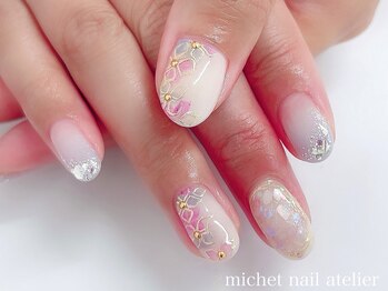 ミケ/あじさい×ミラーアート