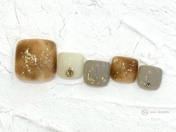 ネイルメゾン 池袋店(NAIL MAISON)/べっ甲ネイル¥11000