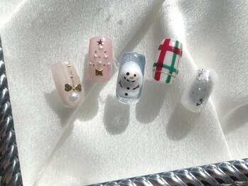 キャンアイドレッシー 熊谷店/クリスマス1Pアート1本¥880