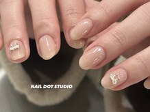 ネイルドットスタジオ 堺筋本町(NAIL DOT STUDIO)/ちゅるんワンカラー