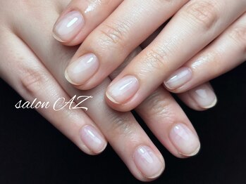 サロン エージー(salon AZ)/クリアで自爪育成☆