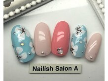 ネイリッシュサロン エー(Nailish Salon A)/フラワーネイル
