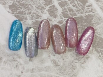 エムウィッシュ アヴァンス メルサ栄店(M.wish Avance)/スターギャラクシーネイル ¥7900