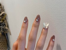 蝶々ネイル