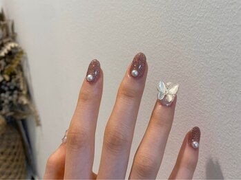 シェリーラメール 池袋店(cherie la mer)/蝶々ネイル