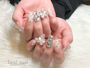 ヒールネイル(heal nail)/スカルプ白×マグ×kirakira~
