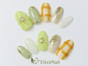 エリクサーネイル 五反田(Elixir Nail)/定額b カジュアル/クーポン使用