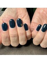 ローザネイル(Rosa Nail)/シンプルネイビー