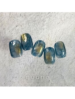 ブルーとゴールド