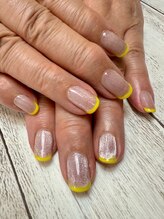 ネイルベース ネイル ケア サロン ミウラ(miura)/マグカラーフレンチ♪