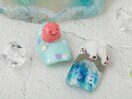 メンダコとシロクマ3Dネイル