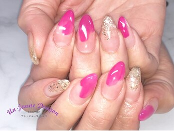 アン ジョーヌドラゴ/【自爪ネイル】ピンクネイル