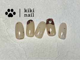 バレンタイン／くまネイル