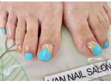 ヴァンネイルサロン 本厚木(VAN NAIL SALON)/フット持ち込みデザイン