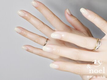 ノエル(Noel)/ホワイトグラデーションネイル
