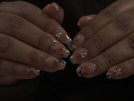 kaede担当 チークネイル、ドット